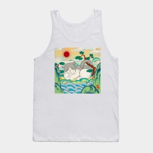 Minhwa: Happy Cat in Korean Paradise A Type Tank Top